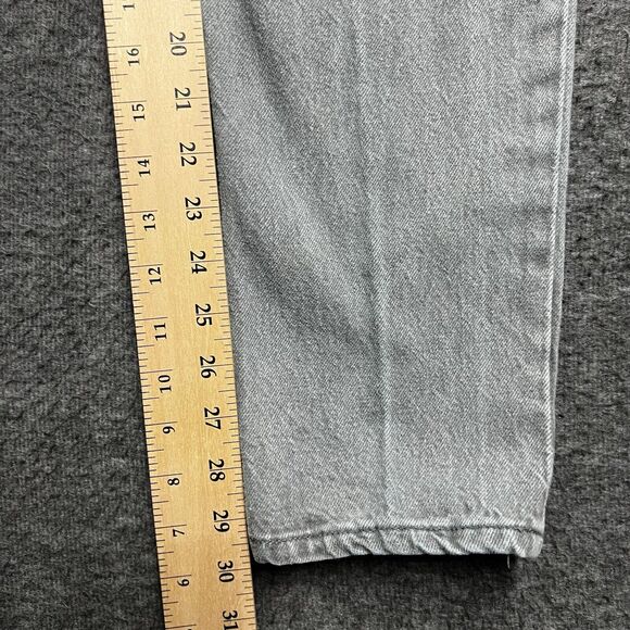 Vintage Levi's 501 Jeans Women's Size 5 (23x30) Gray USA Made 80's Button Fly - Picture 10 of 14